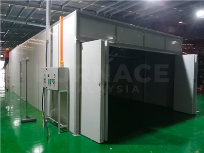 Supply and commission Curing Room for PVC coating roof manufacturer at Bekasi, Java, Indonesia