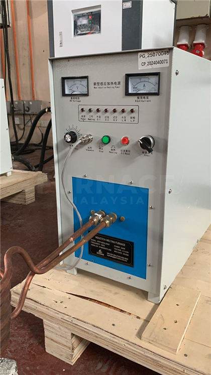 Muffle furnace, fume collector and Induction Furnace supply, installation and commissioning for foundry workshop research university at Pahang, Malaysia