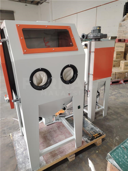  Sandblast Machine Supply and Install at R&D Workshop at Skudai Johor Bahru Malaysia