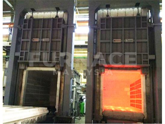 1200℃ Industrial Lifting Door Car Bottom Sintering Furnace